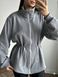 Женская трикотажная зип-кофта с кулисками на талии, one size (арт. 1522-211) 1522-211 фото 2