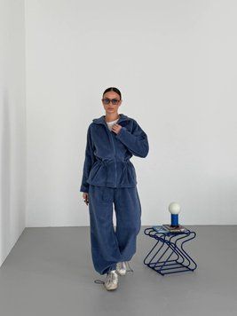 Жіночий теплий костюм з полар-флісу з кулісками, one size (арт. 116-670) 116-670 фото