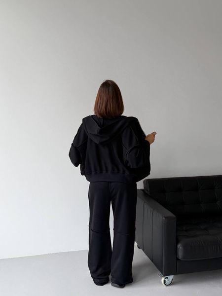 Жіночий спортивний костюм з якісної тринитки із зіп-кофтою, one size (арт. 116-665) 116-665 фото