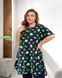 Р. 56-70 Жіночий літній костюм з лосинами і тунікою (код 1502), супербатал 27-1502 фото 3